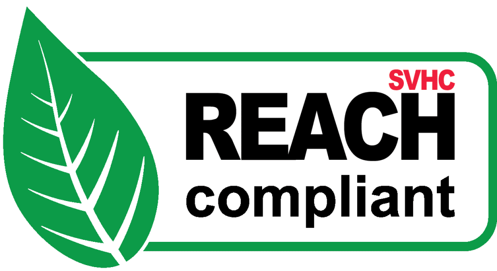 Zertifizierungssiegel REACH-SVHC-Konform.
